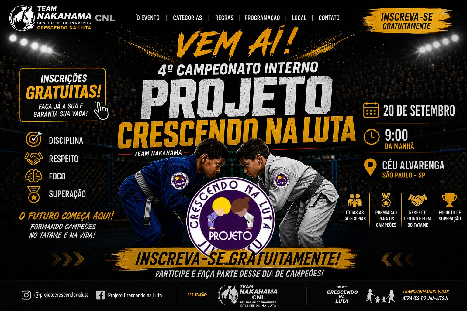 🏆 4º CAMPEONATO INTERNO CRESCENDO NA LUTA 🥋🔥